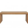 Sunpan Viga Coffee Table Drift Brown / Natural - Front Angle