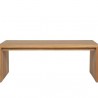 Sunpan Viga Coffee Table Drift Brown / Natural - Front Angle