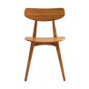 Greenington Cassia Dining Chair, Amber, (Set of 2), Front Angle