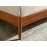Greenington Monterey Queen Platform Bed, Amber - Base Angle - Greenington Monterey Queen Platform Bed, Amber - Base Angle