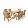 Anderson Teak Rectangular Extension Table and Wilshire Dining Armchair  - Anderson Teak Rectangular Extension Table and Wilshire Dining Armchair 