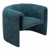 Viana Accent Chair Aquamarine - Side Angled
