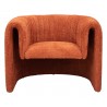 Viana Accent Chair Burnt Orange - Front
