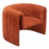 Viana Accent Chair Burnt Orange - Side Angle