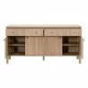 Essentials For Living Highland Media Sideboard - Front Angle, Sides Opened - Essentials For Living Highland Media Sideboard - Front Angle, Sides Opened