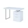 J&M Furniture Vienna Desk In White Front View - J&M Furniture Vienna Desk In White Front View
