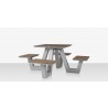 Source Furniture Vienna Square Picnic Table  1