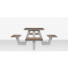 Source Furniture Vienna Square Picnic Table 