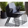 Cane-Line Vision Armchair, Stackable Outdoor View Image 2