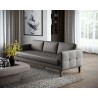 Sunpan Karmelo Sofa Vintage Charcoal Leather - Lifestyle