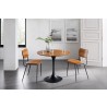 Greenington Soho 36" Round Table Amber - Lifestyle