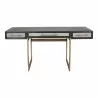 Moe's Home Collection Mako Desk - Front Angle - Moe's Home Collection Mako Desk - Front Angle