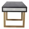 Moe's Home Collection Mako Desk - Side Angle - Moe's Home Collection Mako Desk - Side Angle