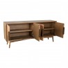 Moe's Home Collection Charlton Sideboard - Front Side Opened Angle