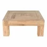 Moe's Home Collection Evander Coffee Table Aged Oak - Front Angle - Moe's Home Collection Evander Coffee Table Aged Oak - Front Angle