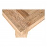 Moe's Home Collection Evander Coffee Table Aged Oak - Edge Top Side Angle