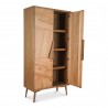 Moe's Home Collection Charlton Tall Cabinet - Front Side Opened Angle