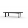Sunset West Redondo 90"-120" Extension Table - Front Side Angle