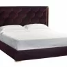 Sunpan Viola Bed King - Glotto Cabernet  - Front Angle - Sunpan Viola Bed King - Glotto Cabernet  - Front Angle