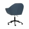 Sunpan Mike Officer Chair Polo Club Stone / Dillon Thunder - Back Side Angle - Sunpan Mike Officer Chair Polo Club Stone / Dillon Thunder - Back Side Angle