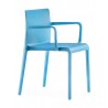 Injected Molded Polypropylene and Fiberglass Frame Chair - VOLT-A - Blue