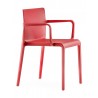 Injected Molded Polypropylene and Fiberglass Frame Chair - VOLT-A - Red
