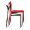 Injected Molded Polypropylene and Fiberglass Frame Chair - VOLT-S - Color Variations