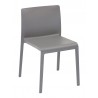 Injected Molded Polypropylene and Fiberglass Frame Chair - VOLT-S - Gray
