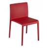 Injected Molded Polypropylene and Fiberglass Frame Chair - VOLT-S - Red