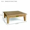 Anderson Teak Brianna Ottoman with Cushion- dimension - Anderson Teak Brianna Ottoman with Cushion- dimension