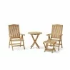 Anderson Teak Katana Recliner Folding Armchair with 27" Round Folding Table and Katana Foot Stool 4 - Anderson Teak Katana Recliner Folding Armchair with 27" Round Folding Table and Katana Foot Stool 4