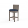Coronado Counter Stool in Spectrum Indigo w/ Self Welt - Front Side Angle