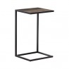 Sunpan Norman End Table - Front Side Angle