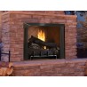 Superior Fireplaces 36" Outdoor Vent-Free Masonry Fireplace - Lifestyle