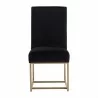 Sunpan Joyce Dining Chair in Cube Black - Front Angle - Sunpan Joyce Dining Chair in Cube Black - Front Angle