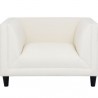 Sunpan Sanders Armchair Liv Pearl - Front Angle