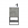 Manhattan Comfort Scarsdale 24" Bathroom Vanity Sink in Grey Other Side