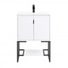 Manhattan Comfort Scarsdale 24" Bathroom Vanity Sink in White Front
