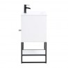 Manhattan Comfort Scarsdale 24" Bathroom Vanity Sink in White Other Side
