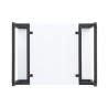 Manhattan Comfort Scarsdale 24" Bathroom Vanity Sink in White Bottom
