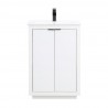 Manhattan Comfort Malverne 24" Bathroom Vanity Sink in White Front