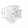 Manhattan Comfort Malverne 24" Bathroom Vanity Sink in White Size - Manhattan Comfort Malverne 24" Bathroom Vanity Sink in White Size