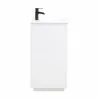 Manhattan Comfort Malverne 24" Bathroom Vanity Sink in White Side - Manhattan Comfort Malverne 24" Bathroom Vanity Sink in White Side
