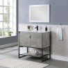 Scarsdale 36" Bathroom Vanity Sink in Grey