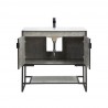 Scarsdale 36" Bathroom Vanity Sink in Grey Open