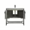 Scarsdale 36" Bathroom Vanity Sink in Grey Open - Scarsdale 36" Bathroom Vanity Sink in Grey Open