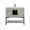 Scarsdale 36" Bathroom Vanity Sink in Grey - Scarsdale 36" Bathroom Vanity Sink in Grey