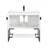 Scarsdale 36" Bathroom Vanity Sink in White Open