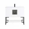 Scarsdale 36" Bathroom Vanity Sink in White - Scarsdale 36" Bathroom Vanity Sink in White