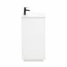 Manhattan Comfort Malverne 36" Bathroom Vanity Sink in White Side - Manhattan Comfort Malverne 36" Bathroom Vanity Sink in White Side
